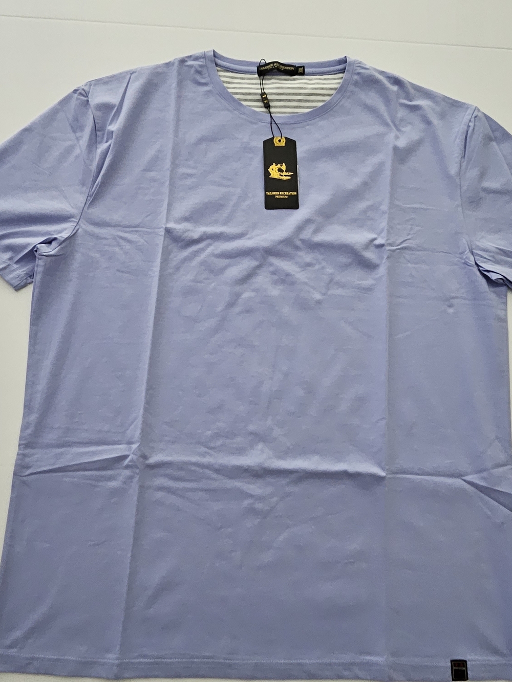 Men's Tailored Recreation Premium Crew Neck T-Shirt New Stretch